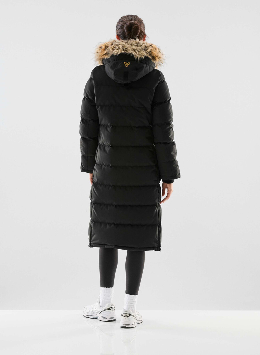 powder parka lång - coldstop svart