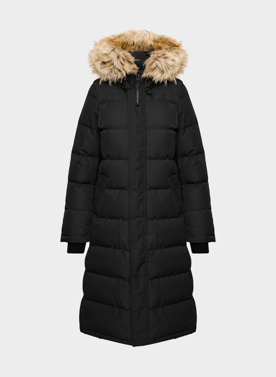 powder parka lång - coldstop svart