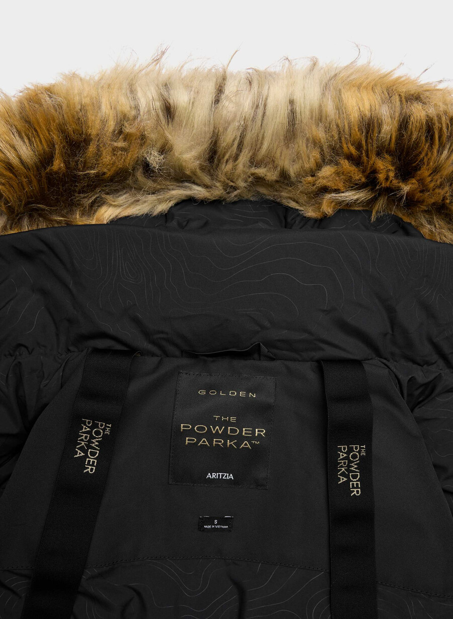 powder parka lång - coldstop svart