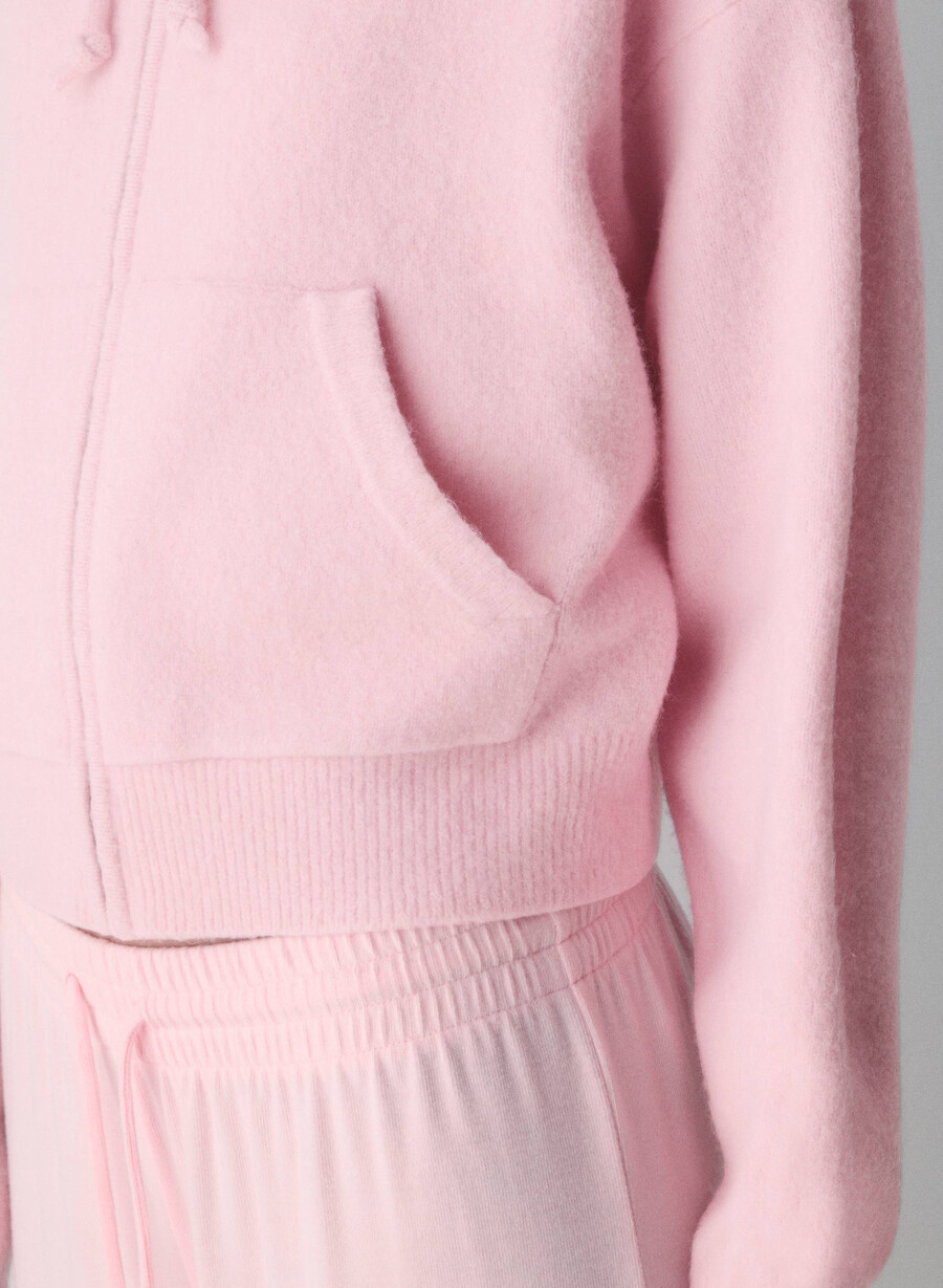peyton zip hoodie cupid rosa