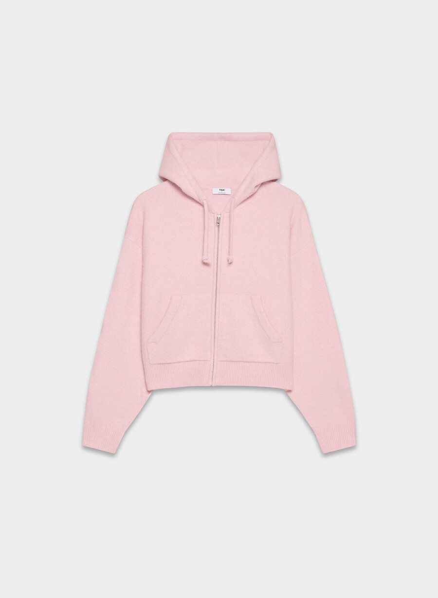 peyton zip hoodie cupid rosa