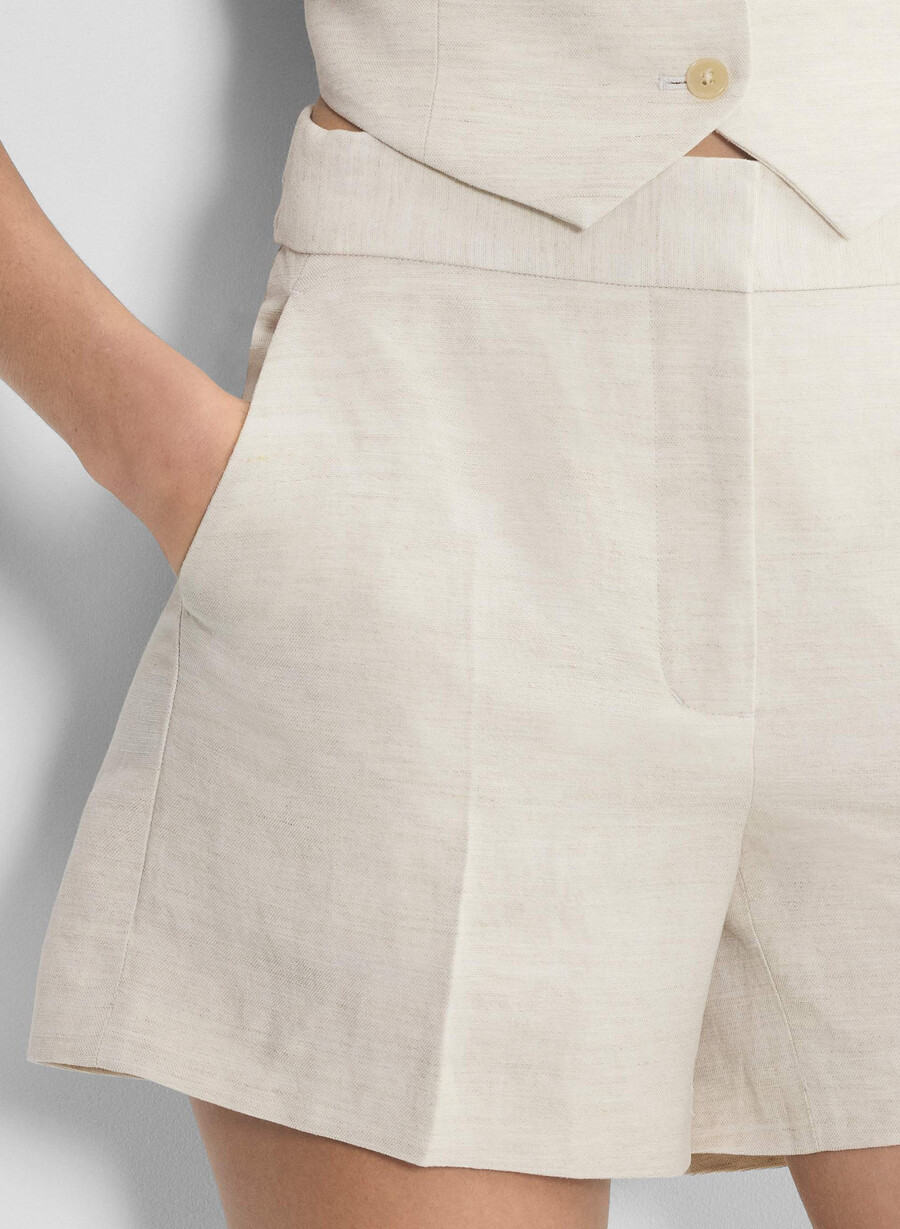 limitless short mid-thigh – cruiselinen natural ecru