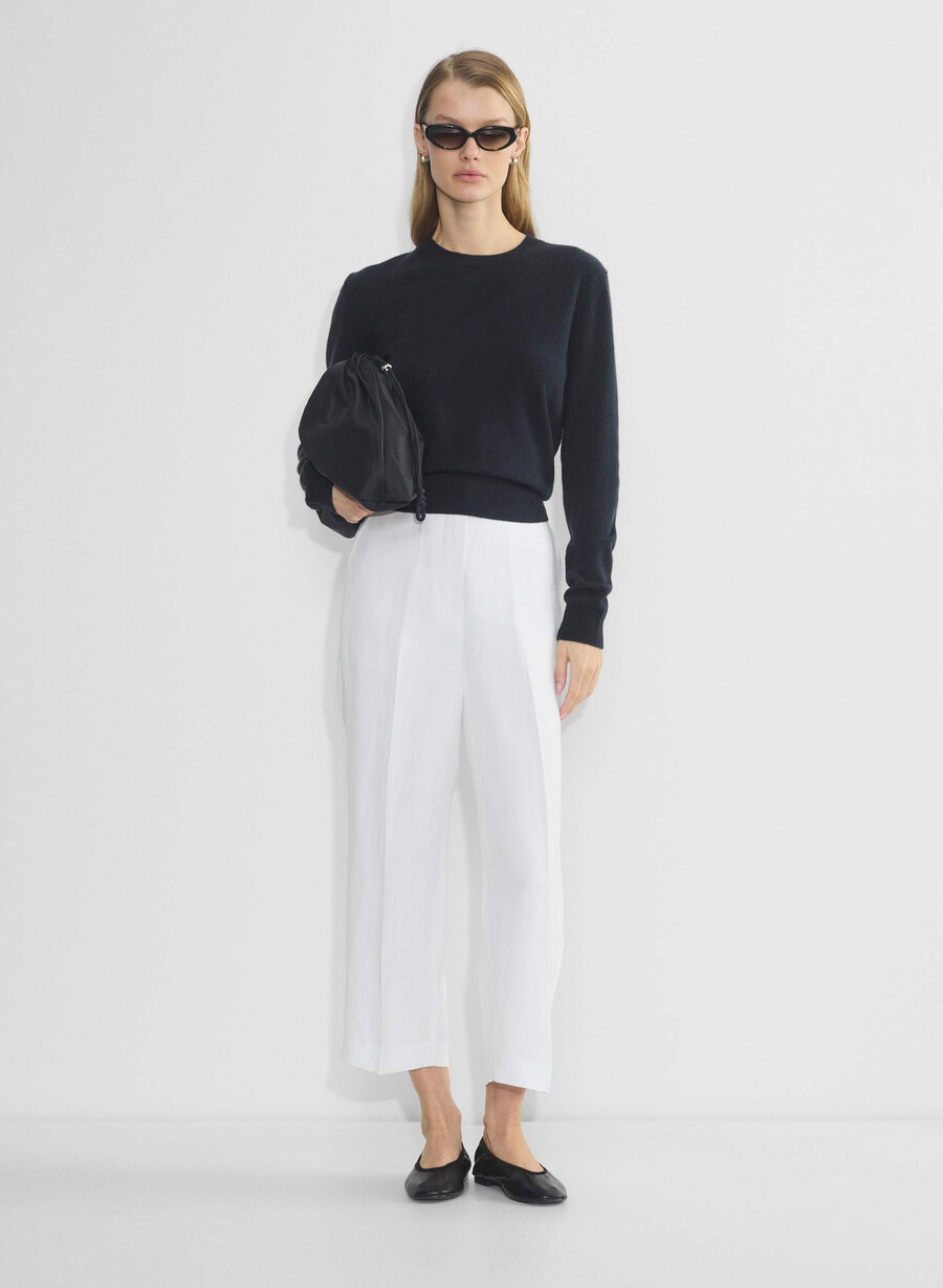 limitless pant cropped - cruiselinen vit