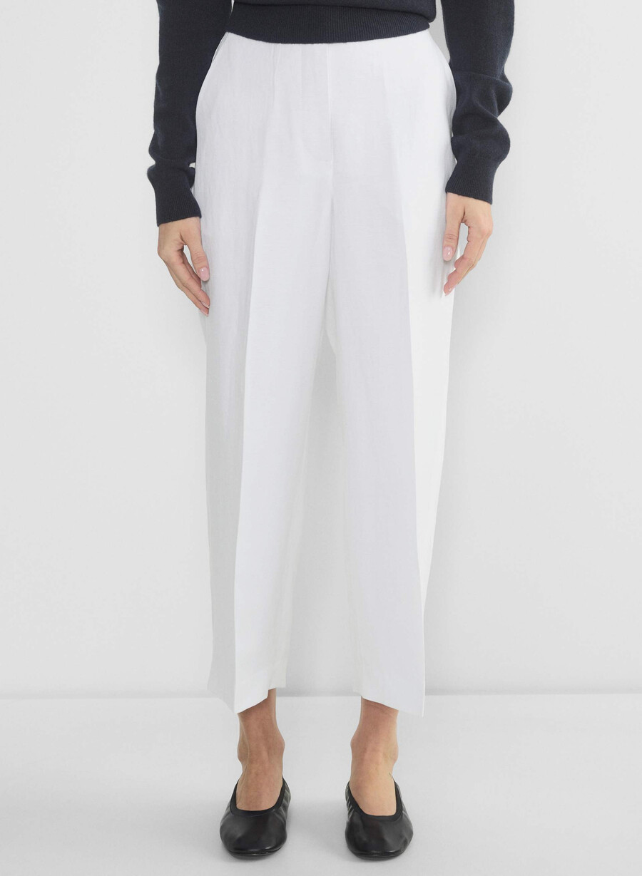 limitless pant cropped - cruiselinen vit