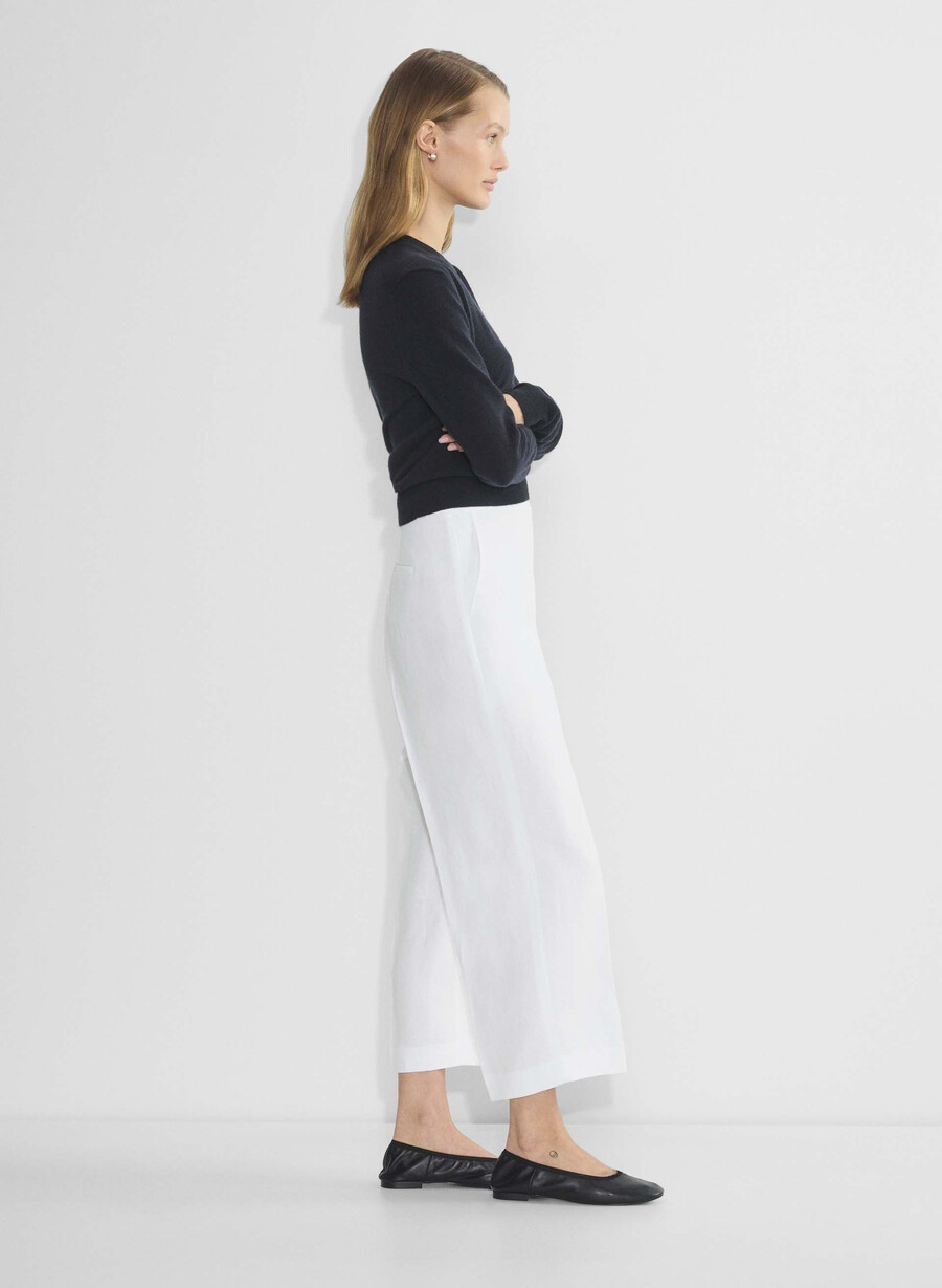 limitless pant cropped - cruiselinen vit