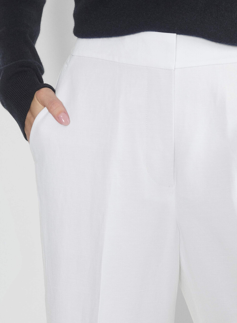 limitless pant cropped - cruiselinen vit