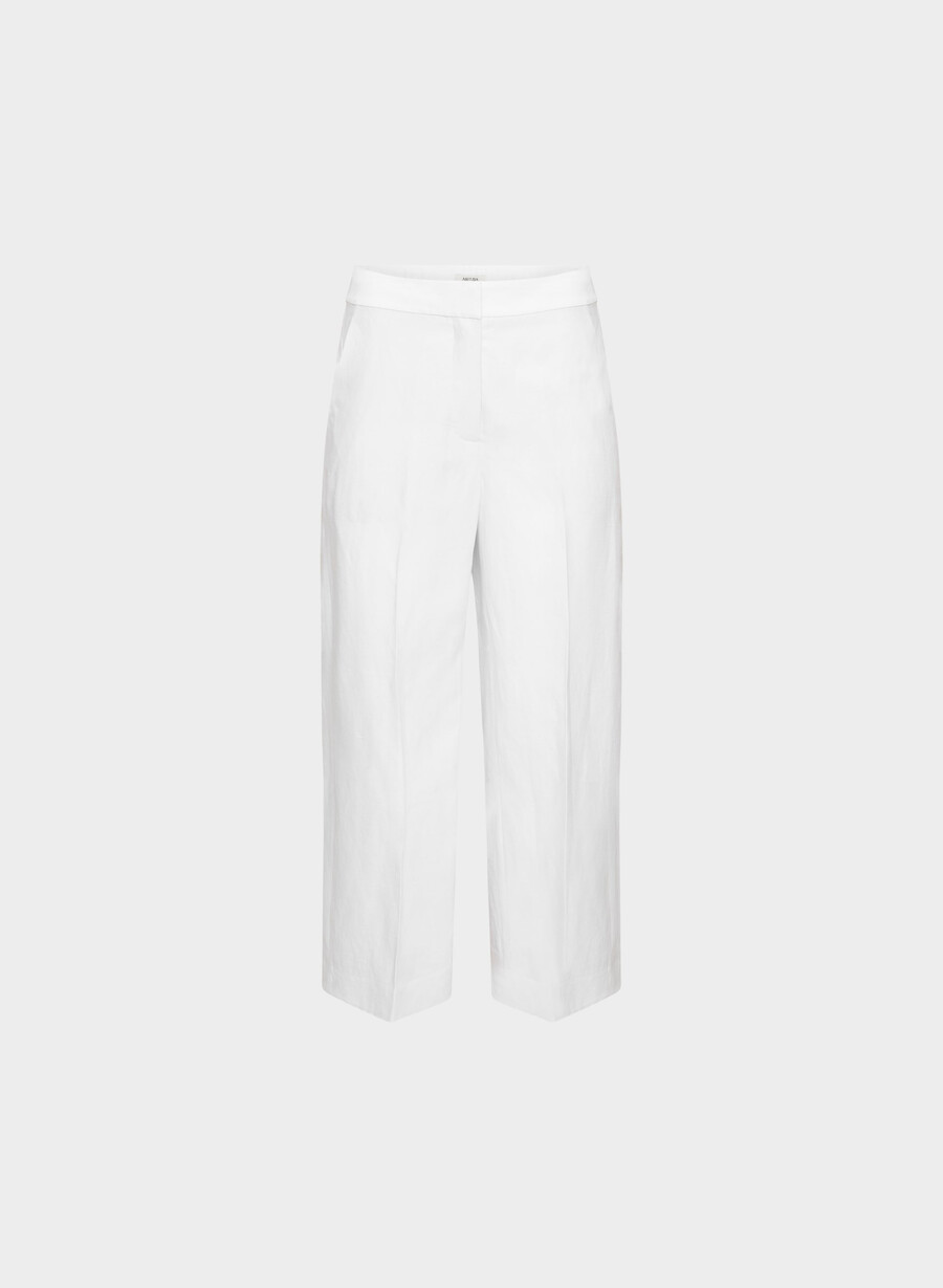 limitless pant cropped - cruiselinen vit