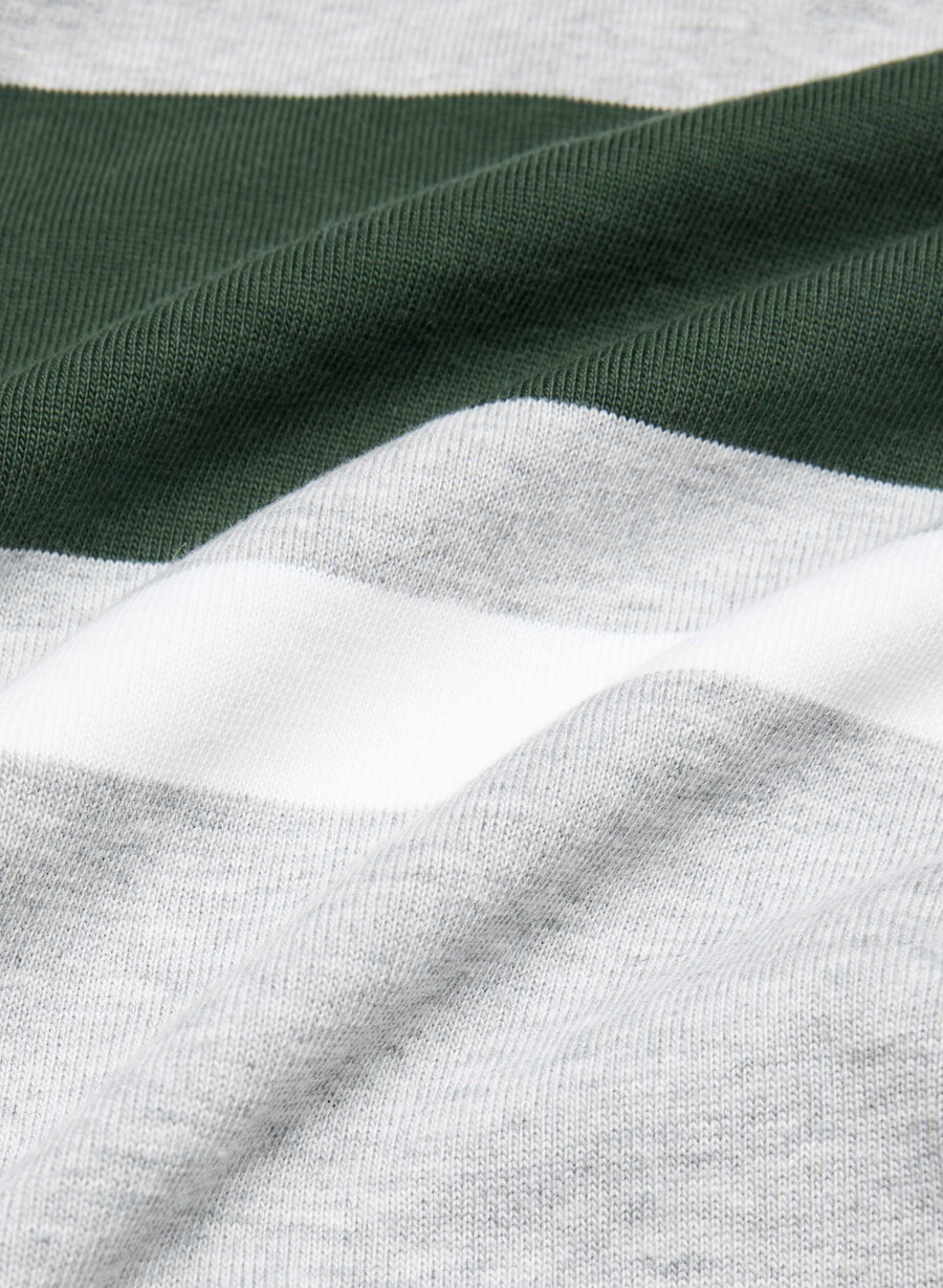 mighty cotton lomu polo långärmad hthr chrm campus gr