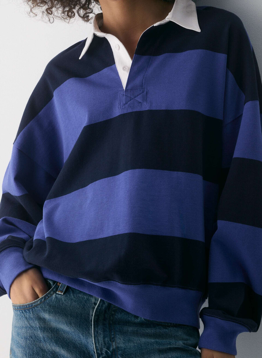 mighty cotton lomu polo långärmad mÅnsegel bl admiral