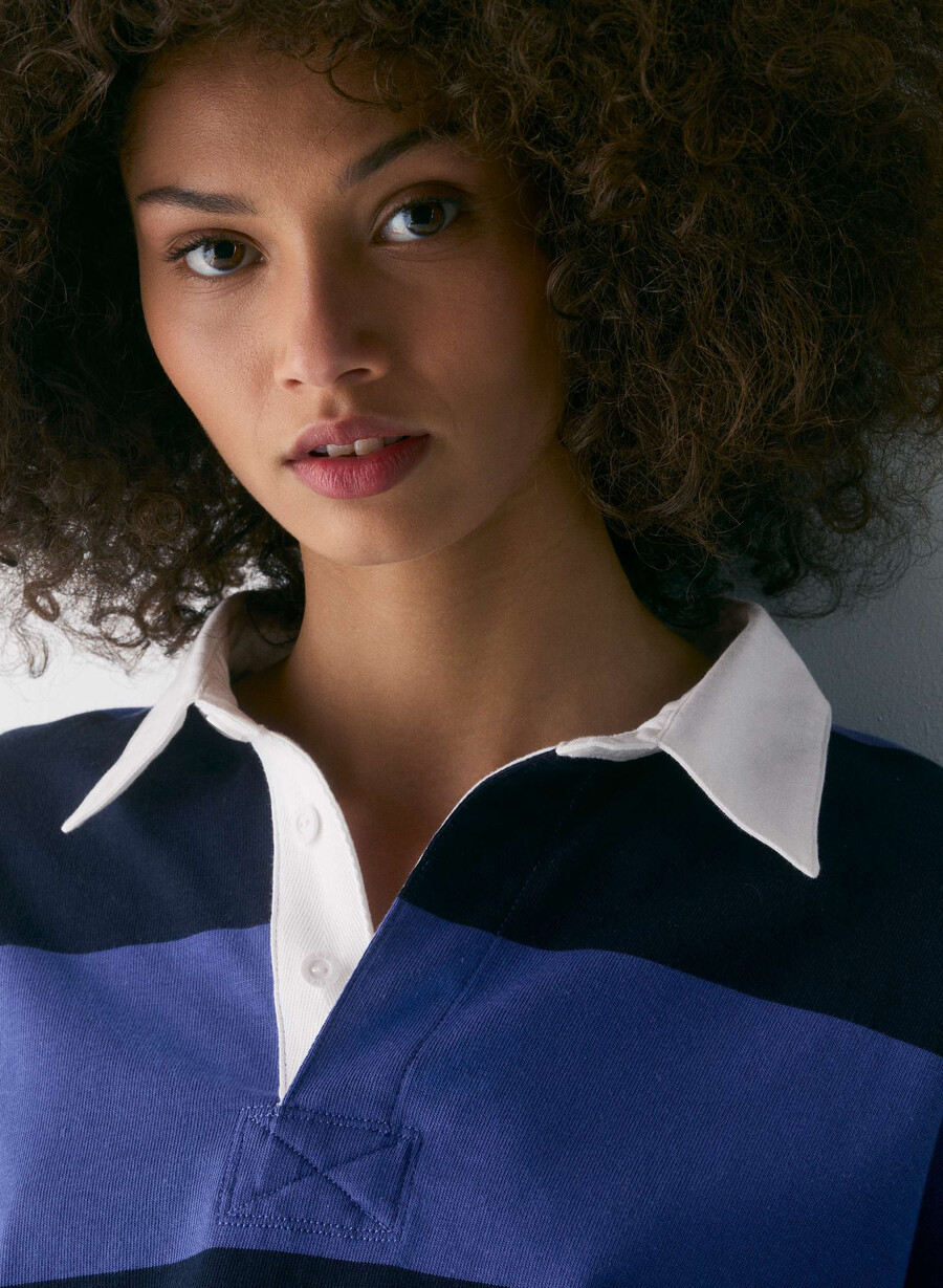 mighty cotton lomu polo långärmad mÅnsegel bl admiral
