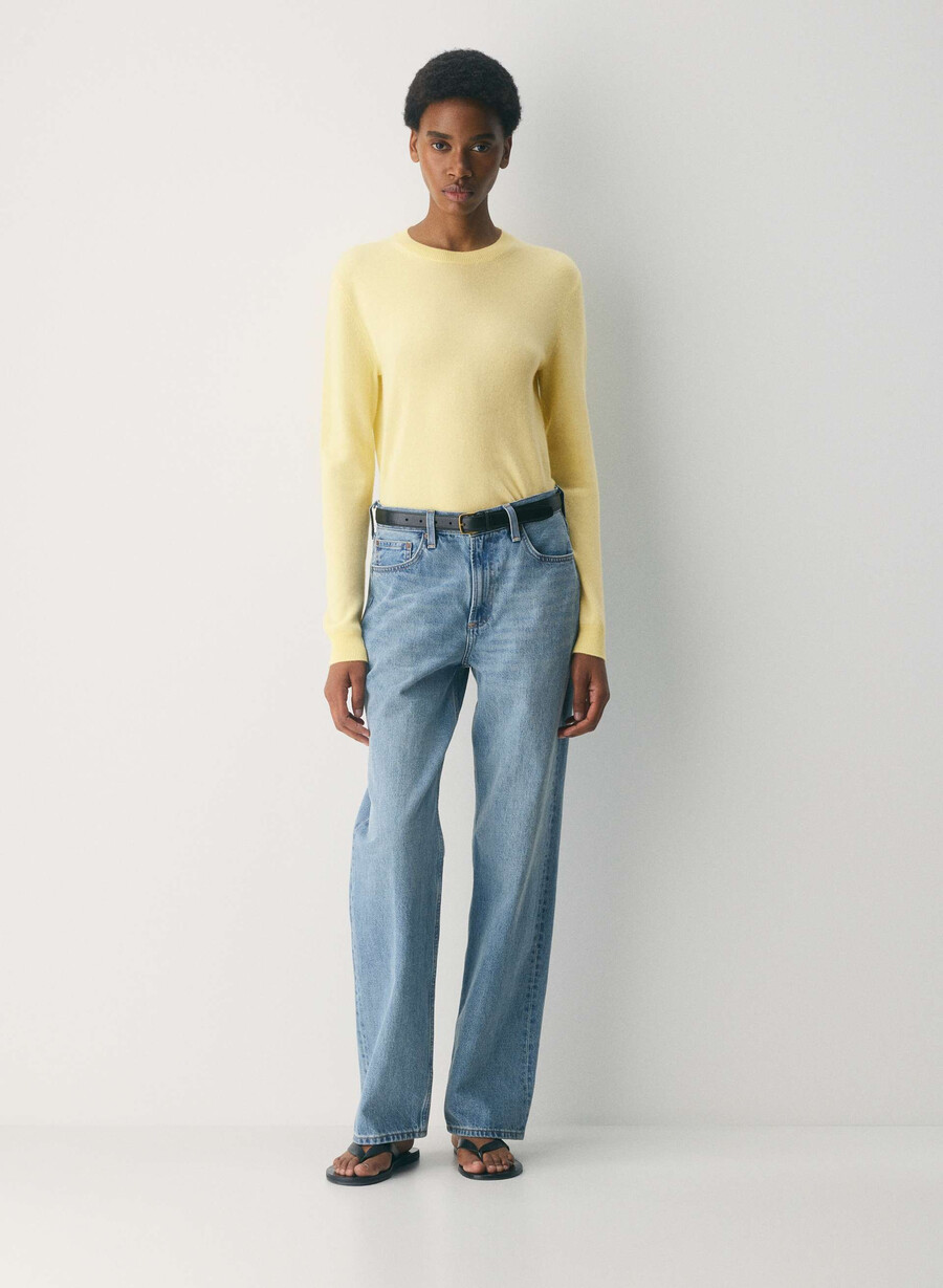 bare cashmere touchstone tröja lemonade