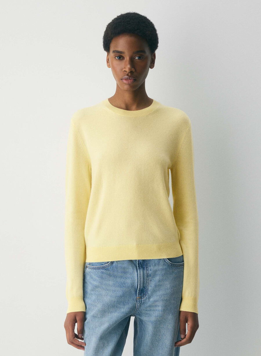 bare cashmere touchstone tröja lemonade