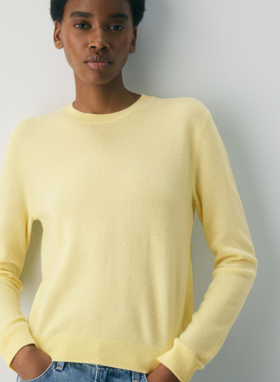 bare cashmere touchstone tröja lemonade