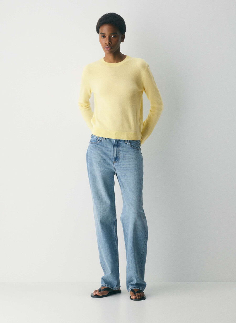 bare cashmere touchstone tröja lemonade