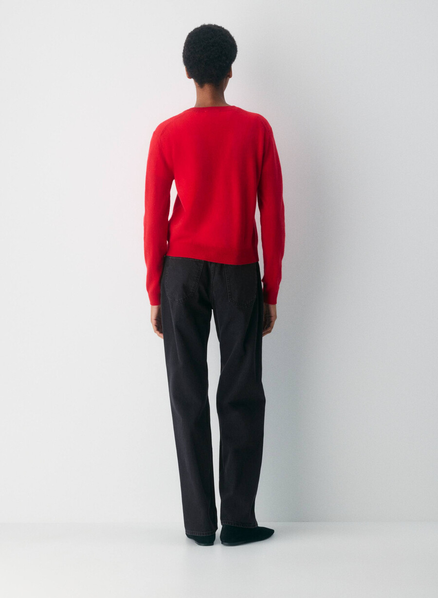 bare cashmere touchstone tröja blinkande rÖd