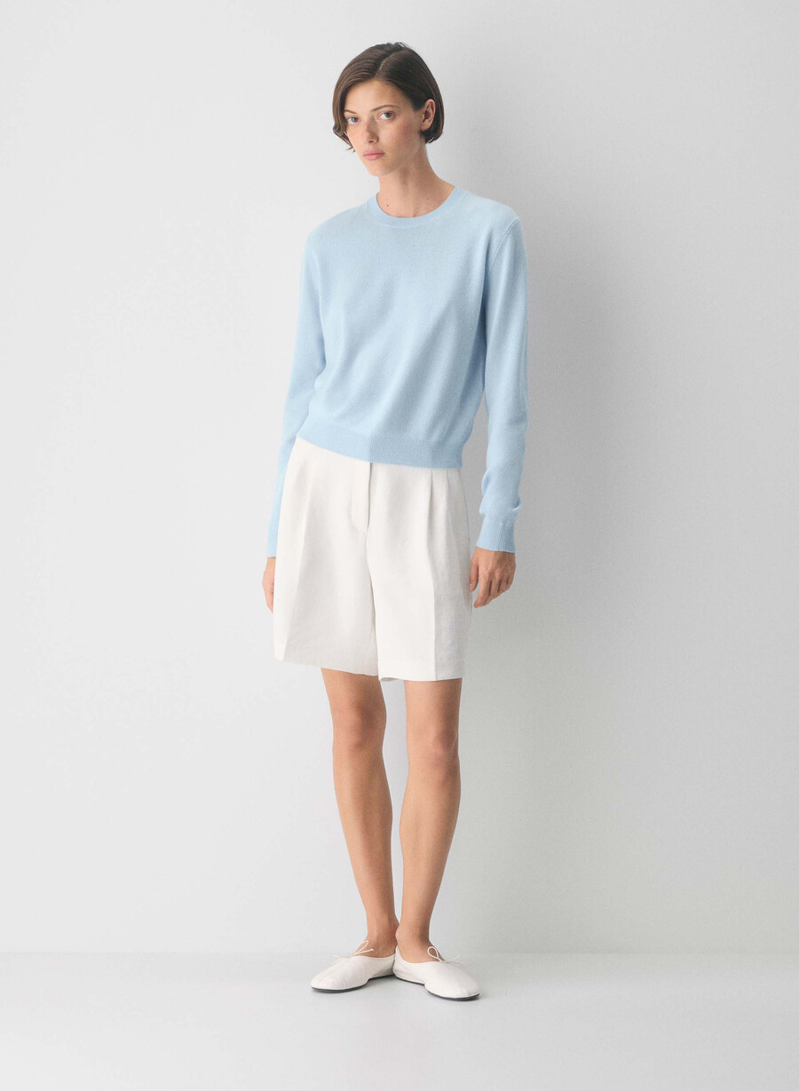 bare cashmere touchstone tröja villa blÅ