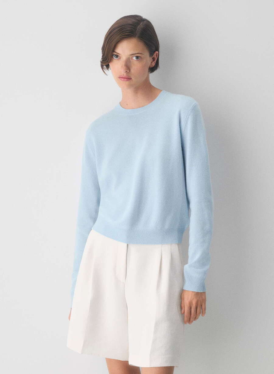 bare cashmere touchstone tröja villa blÅ