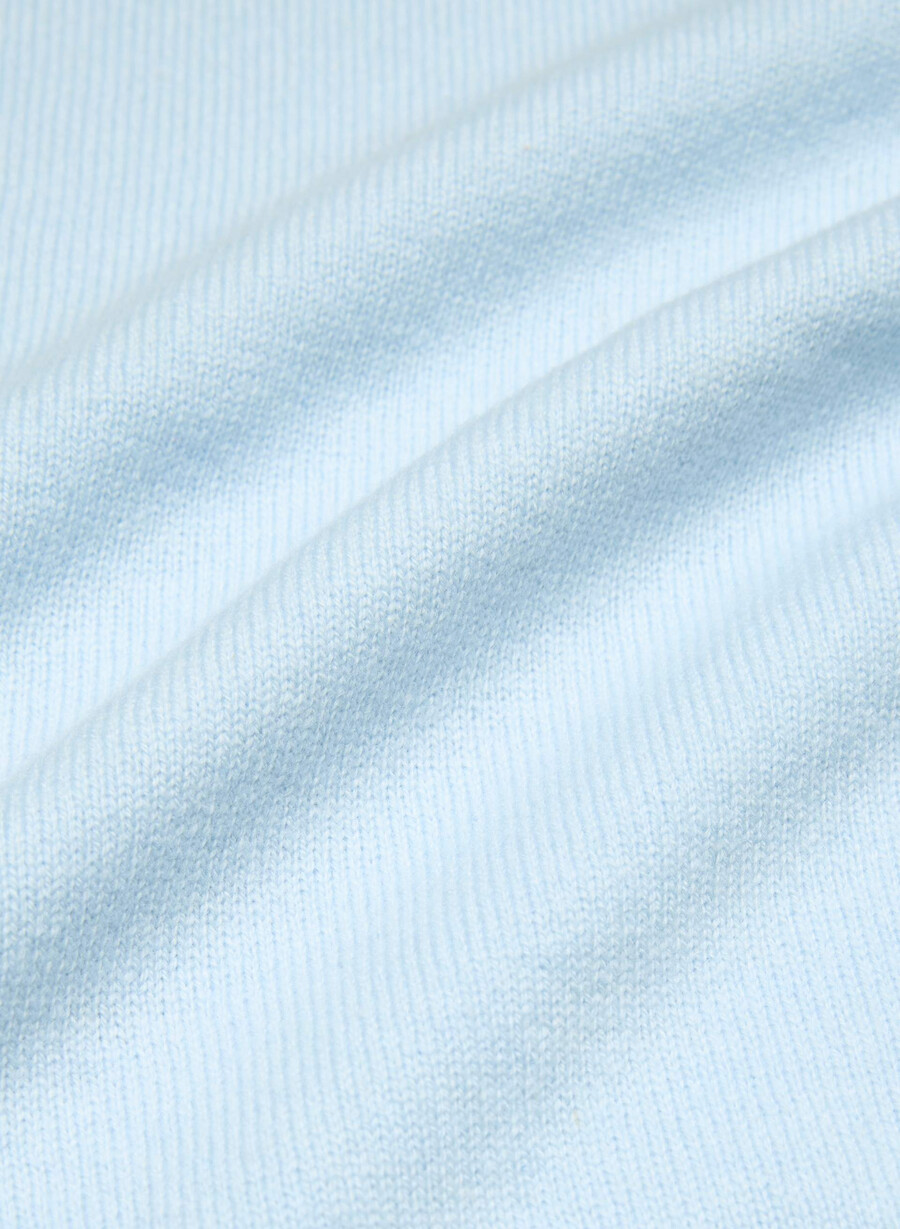 bare cashmere monogram tröja väst villa blÅ