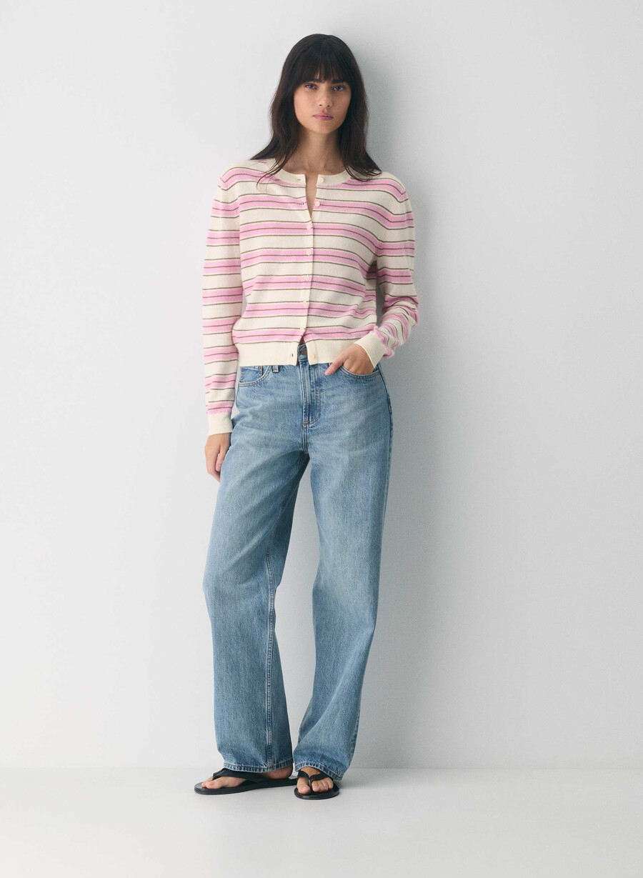 bare cashmere exemplar cardigan lght brch jlybn rosa