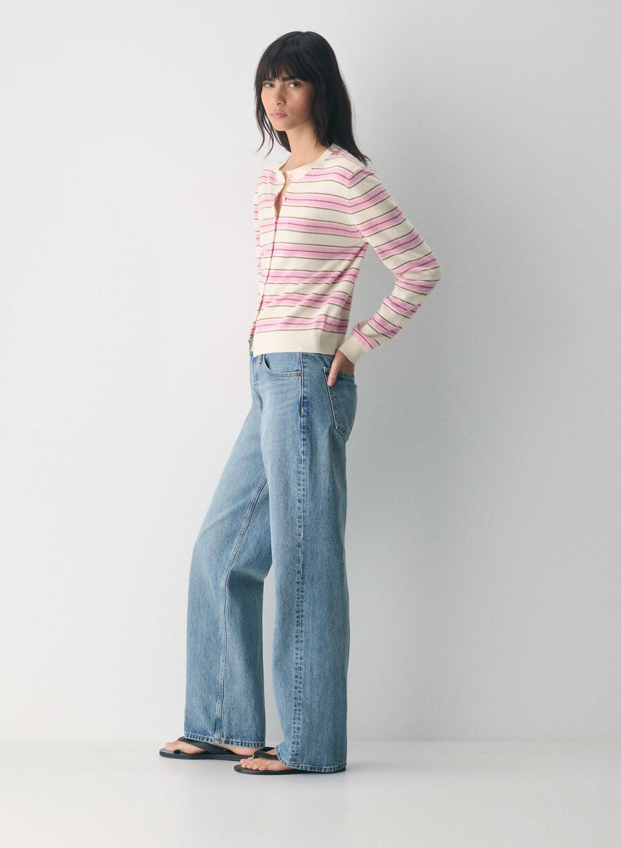 bare cashmere exemplar cardigan lght brch jlybn rosa