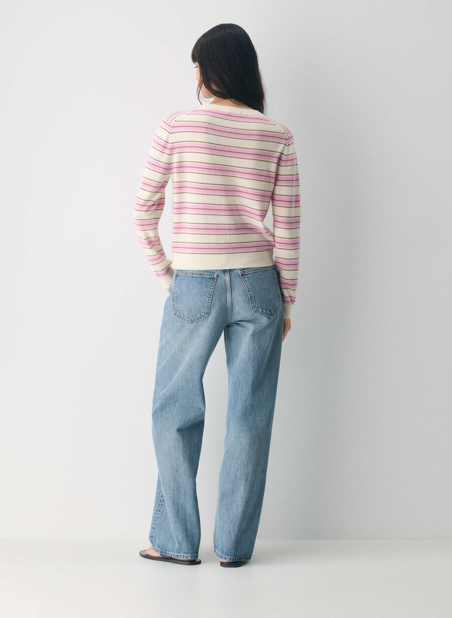 bare cashmere exemplar cardigan lght brch jlybn rosa