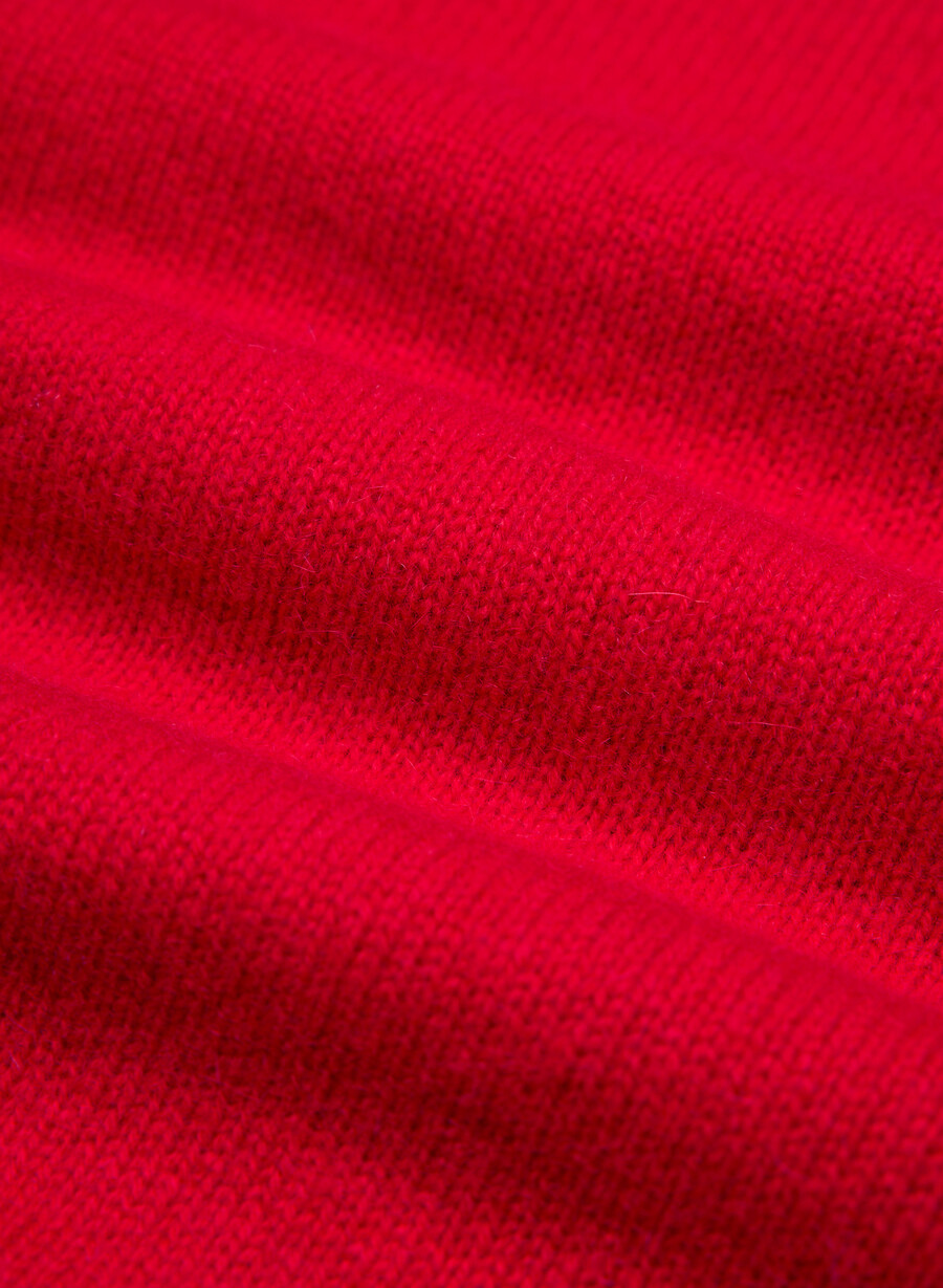 essential cashmere relic tröja blinkande rÖd