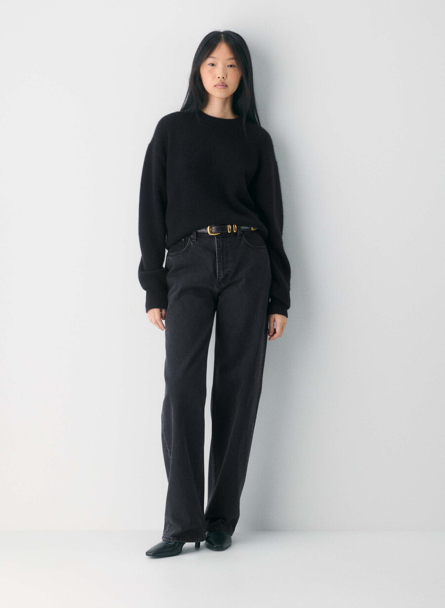 essential cashmere relic tröja ljunggrön