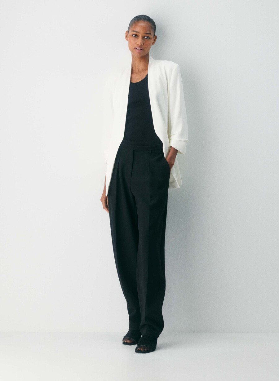 power kavaj - mirror crepe espace
