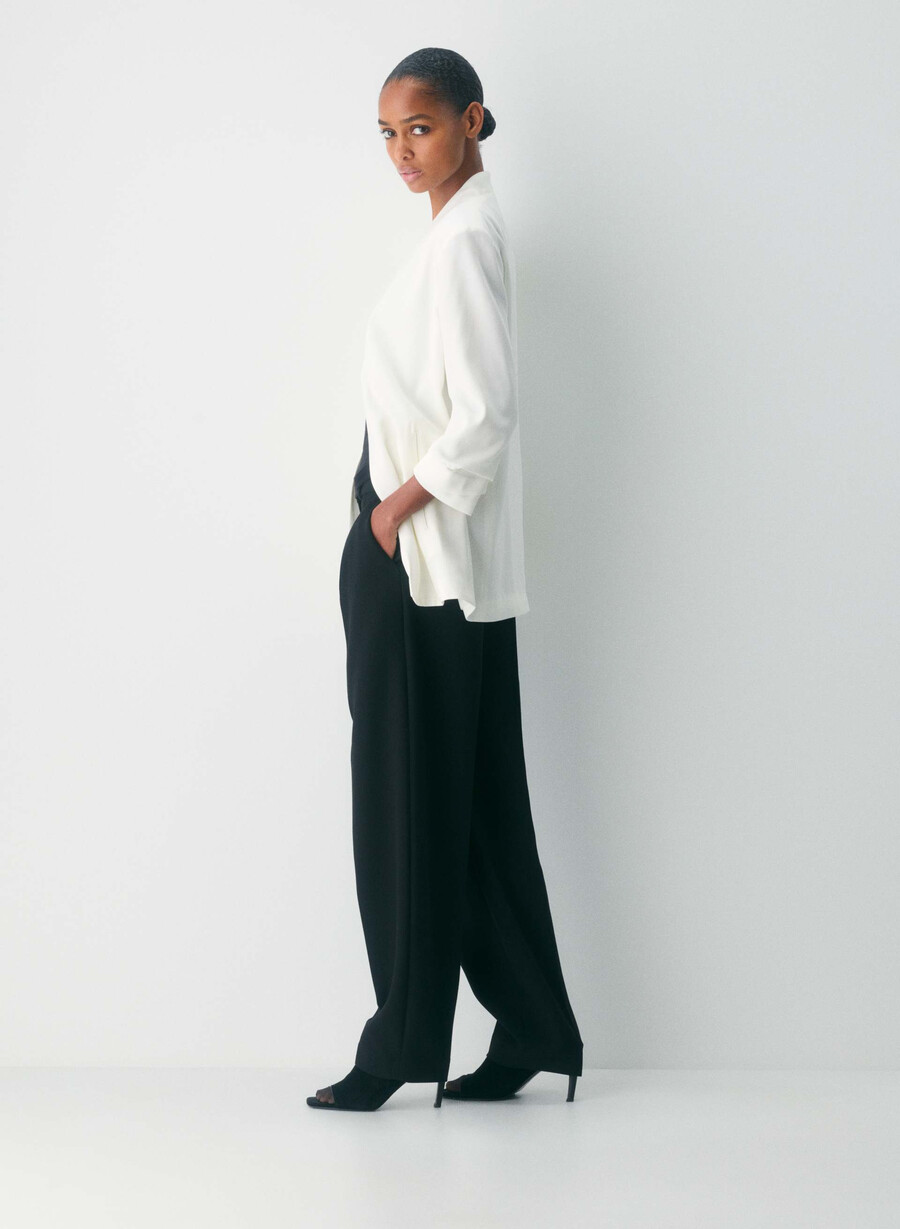 power kavaj - mirror crepe espace