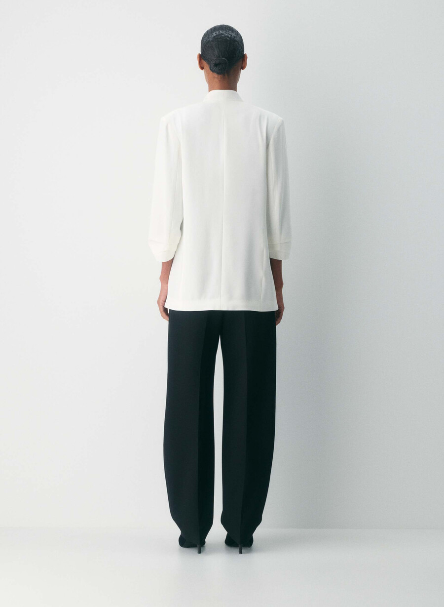 power kavaj - mirror crepe espace