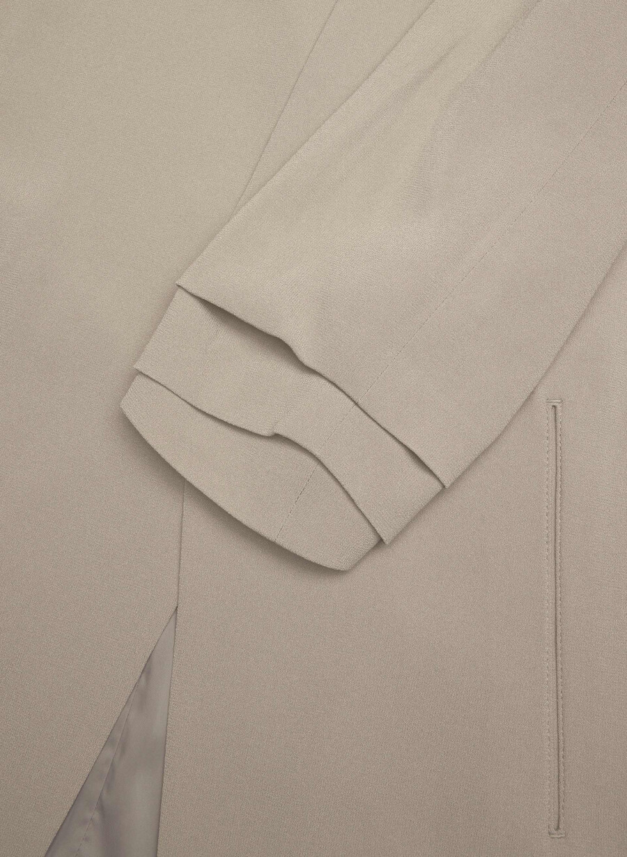 powerkavaj - mirror crepe nomad taupe