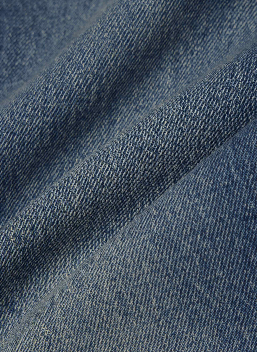 denim forum remy curve-fit hi-rise wide jeans vintage mörkblå
