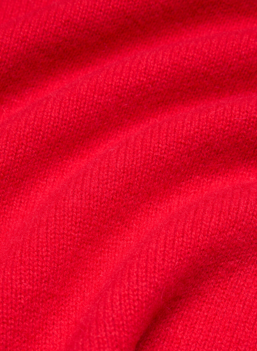 essential cashmere nuance tröja blinkande rÖd