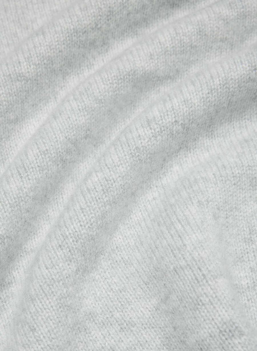 essential cashmere nuance tröja ljunggrå krom