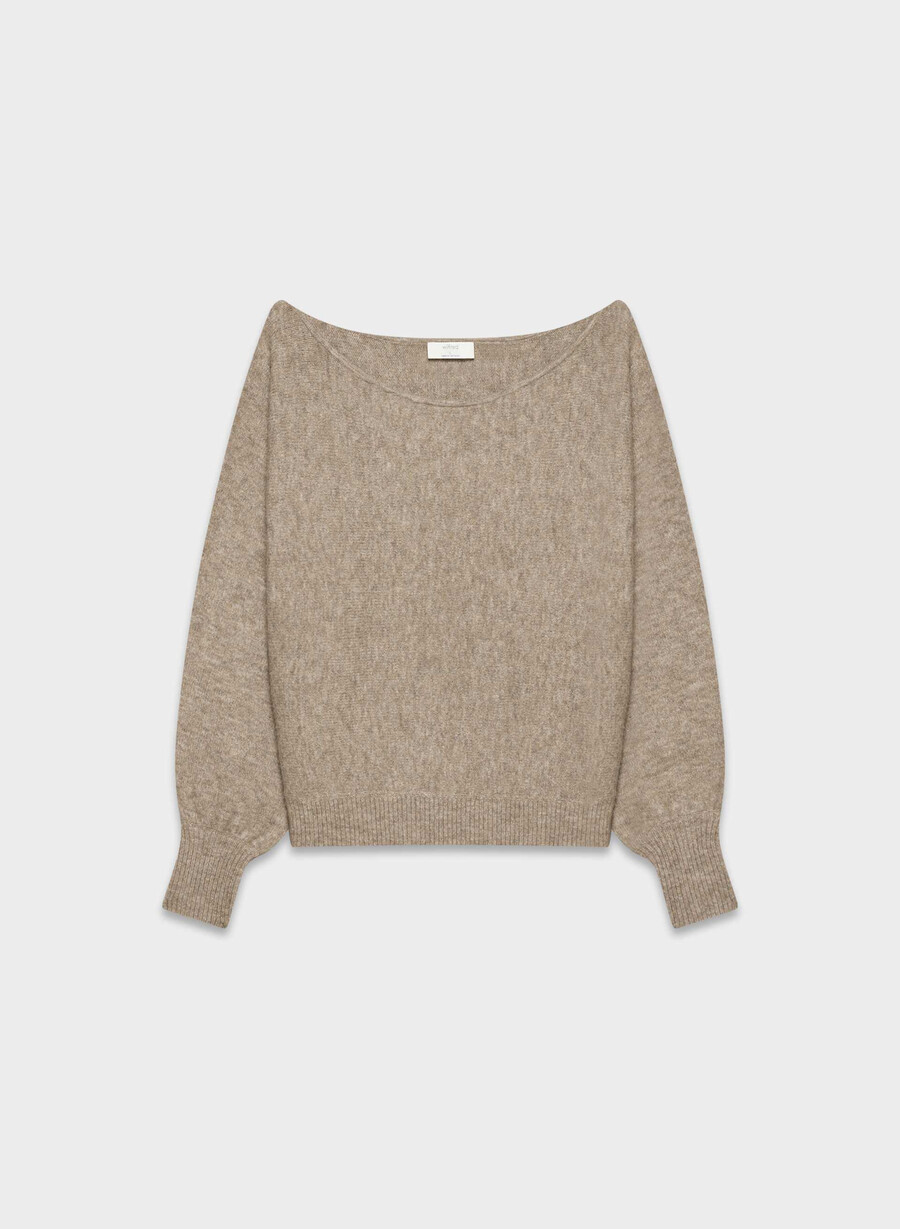 softspoke rhoda-tröja heather nomad taupe