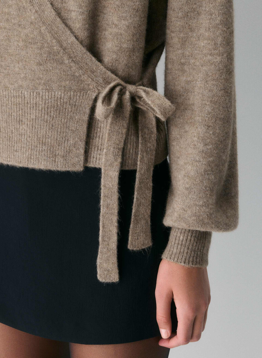 softspoke cassidy-tröja heather nomad taupe