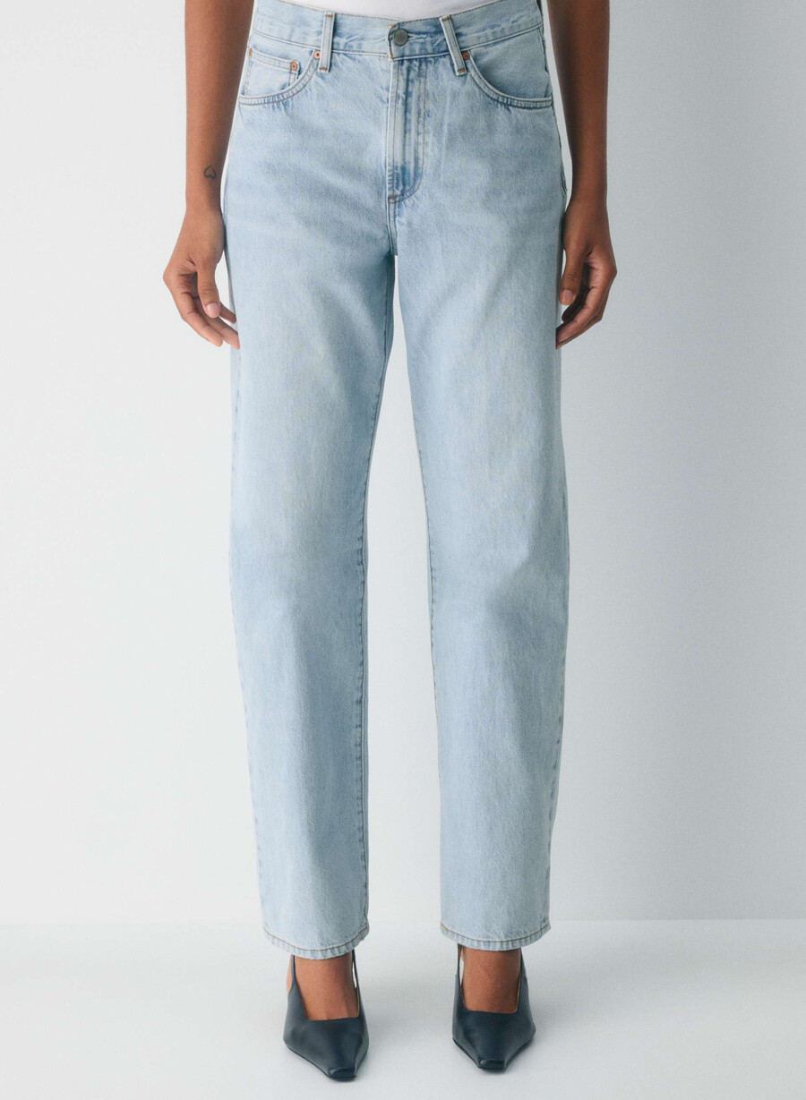 denim forum 90-talets marlo högmidjade baggy jeans 15 år blÅ