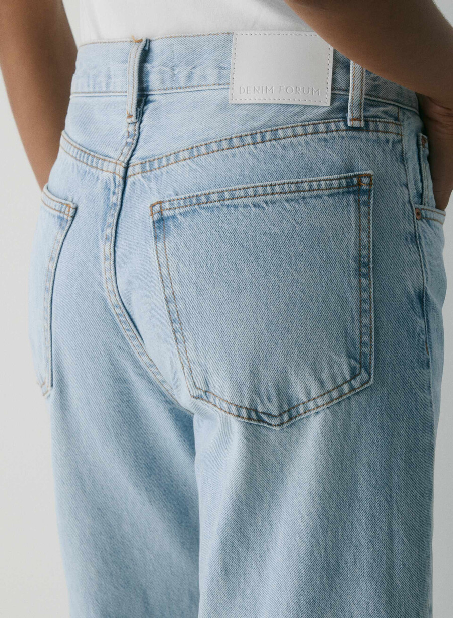 denim forum 90-talets marlo högmidjade baggy jeans 15 år blÅ
