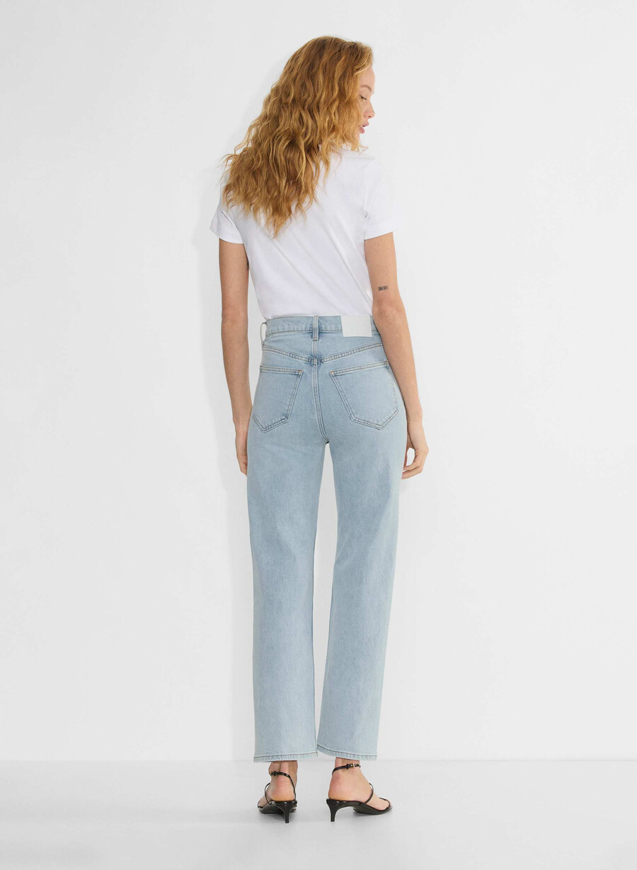 denim forum arlo höghöjds raka jeans 15 År brl thr bleu