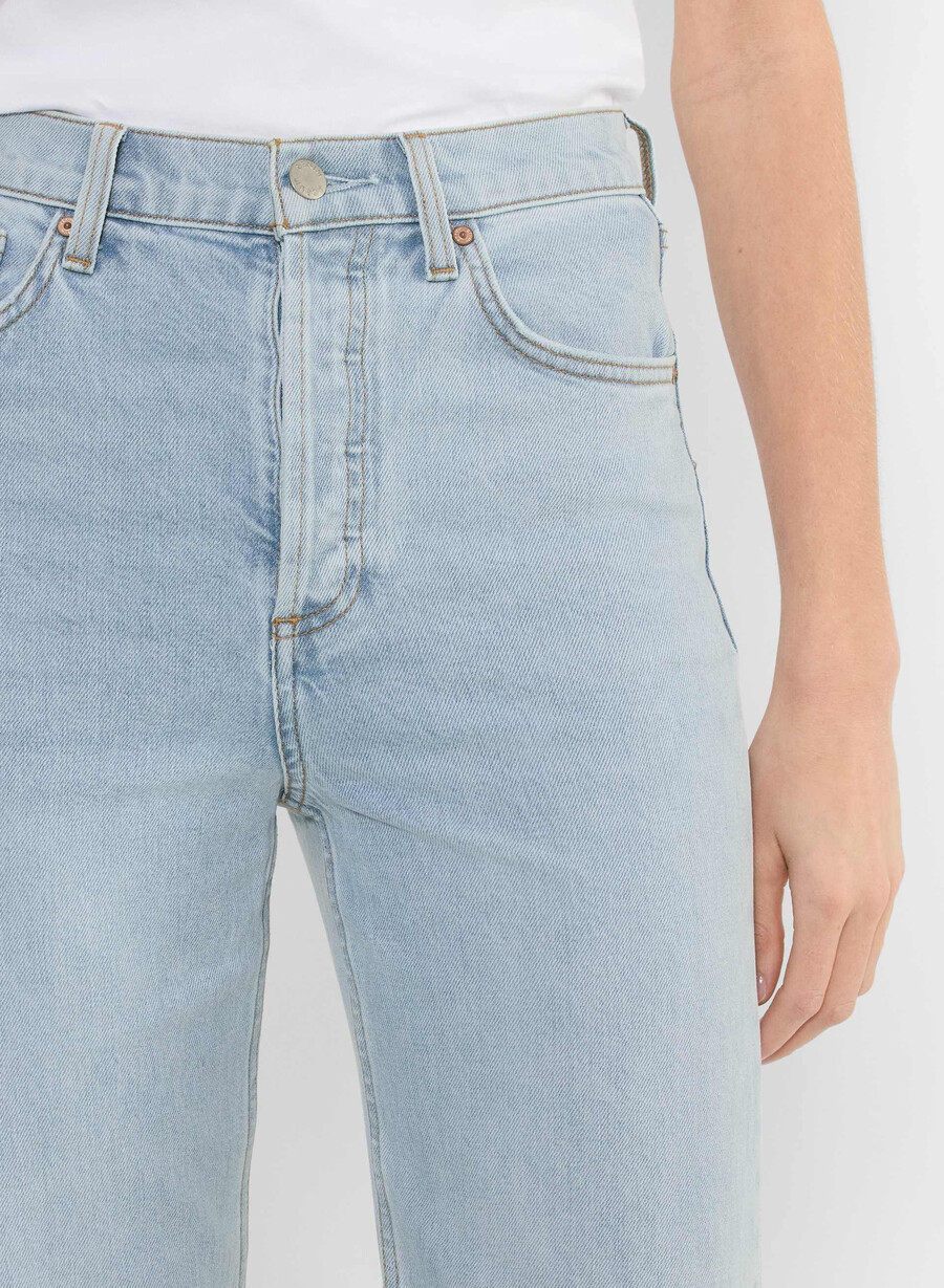 denim forum arlo höghöjds raka jeans 15 År brl thr bleu