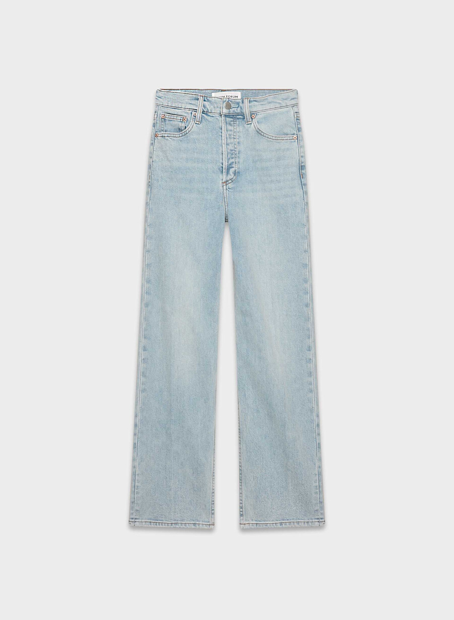 denim forum arlo höghöjds raka jeans 15 År brl thr bleu