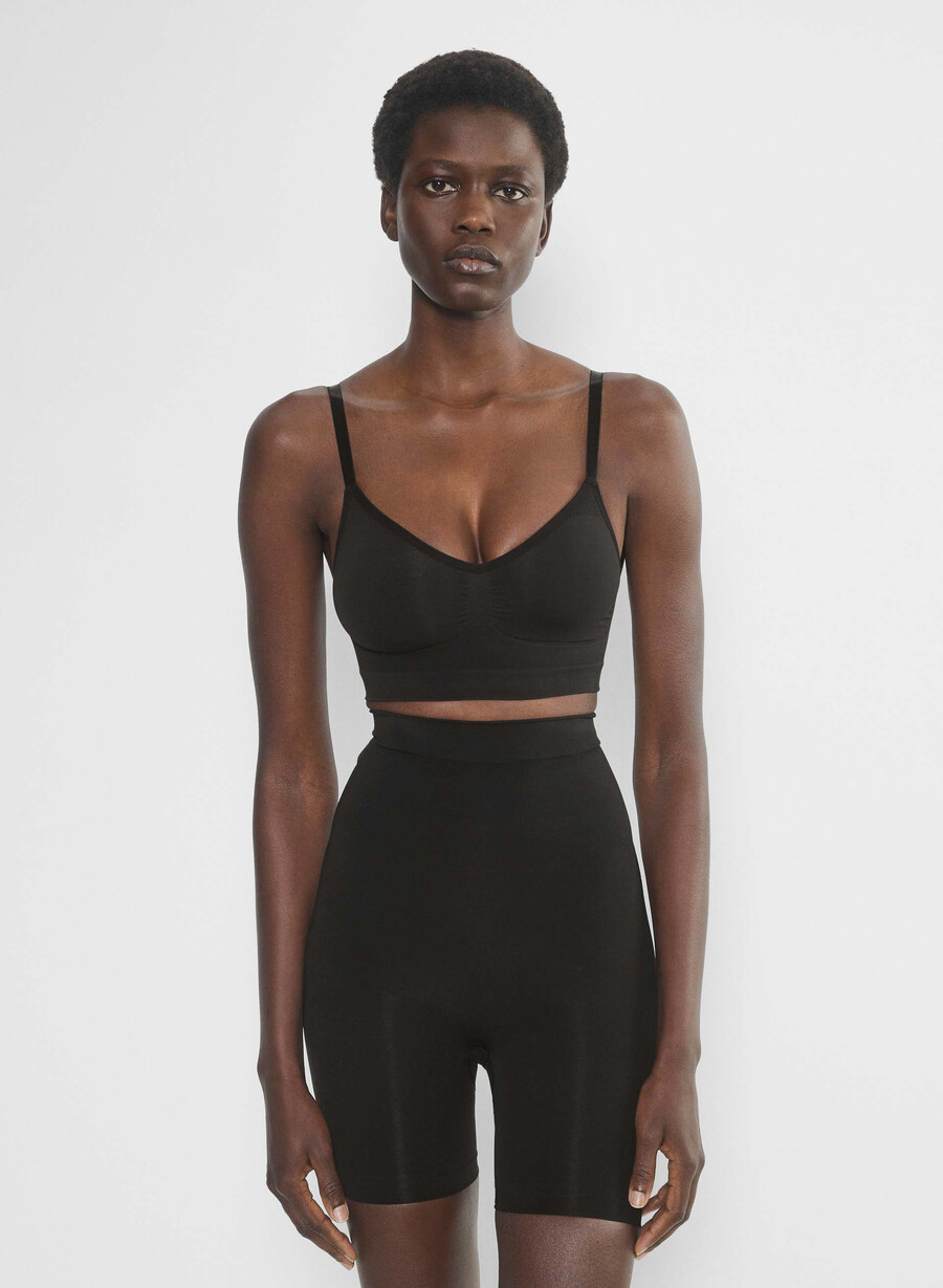 shapeenhance rund bralette svart