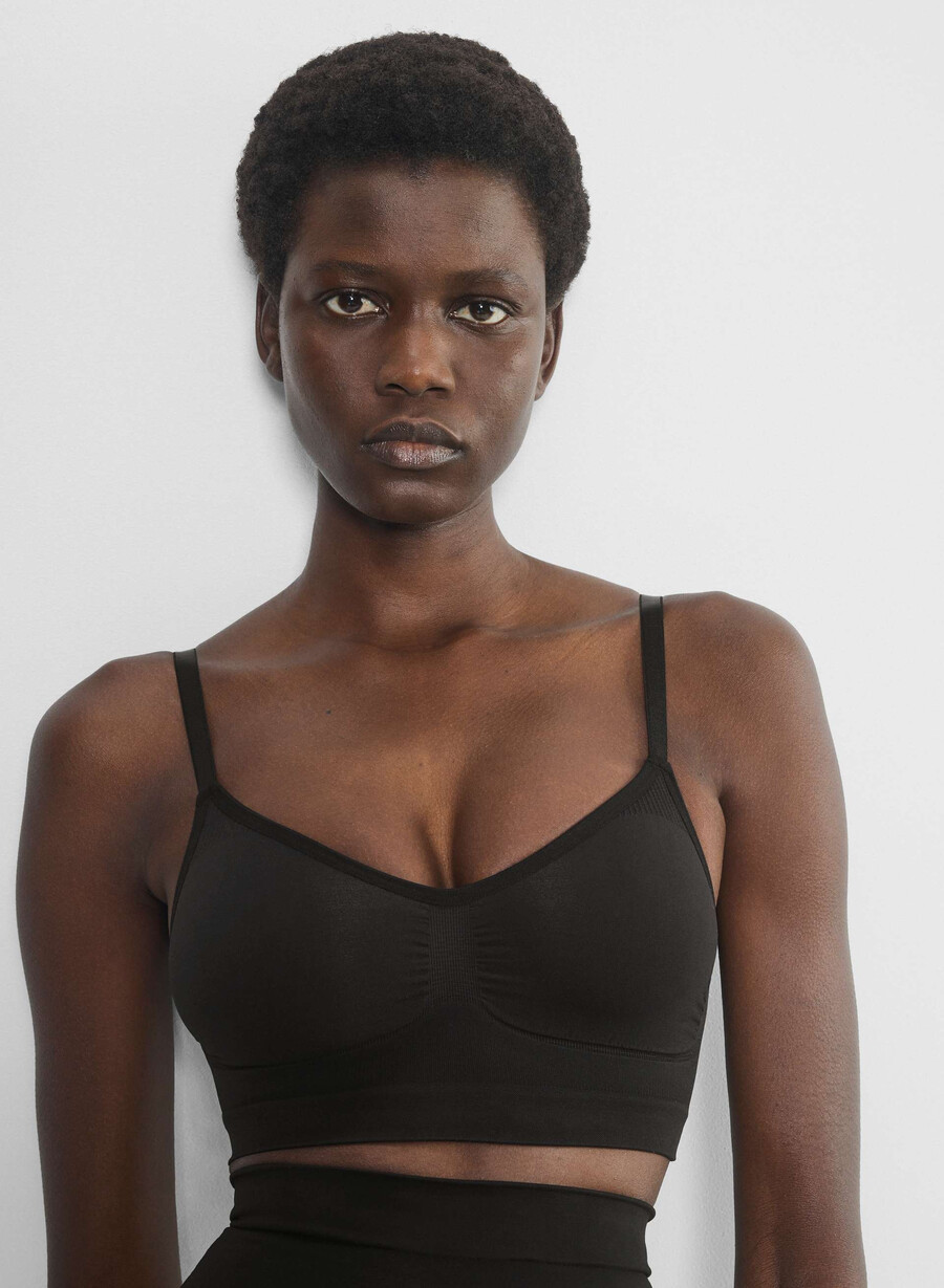 shapeenhance rund bralette svart