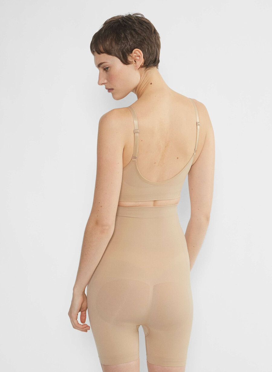 shapeenhance scoop-bralette mjuk brun