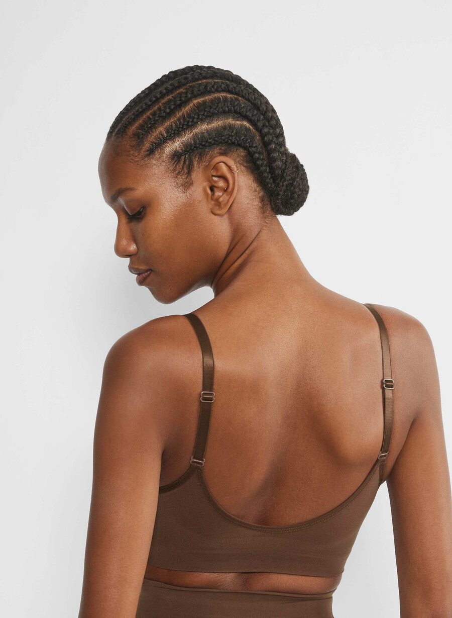 shapeenhance scoop-bralette med kakaobönor