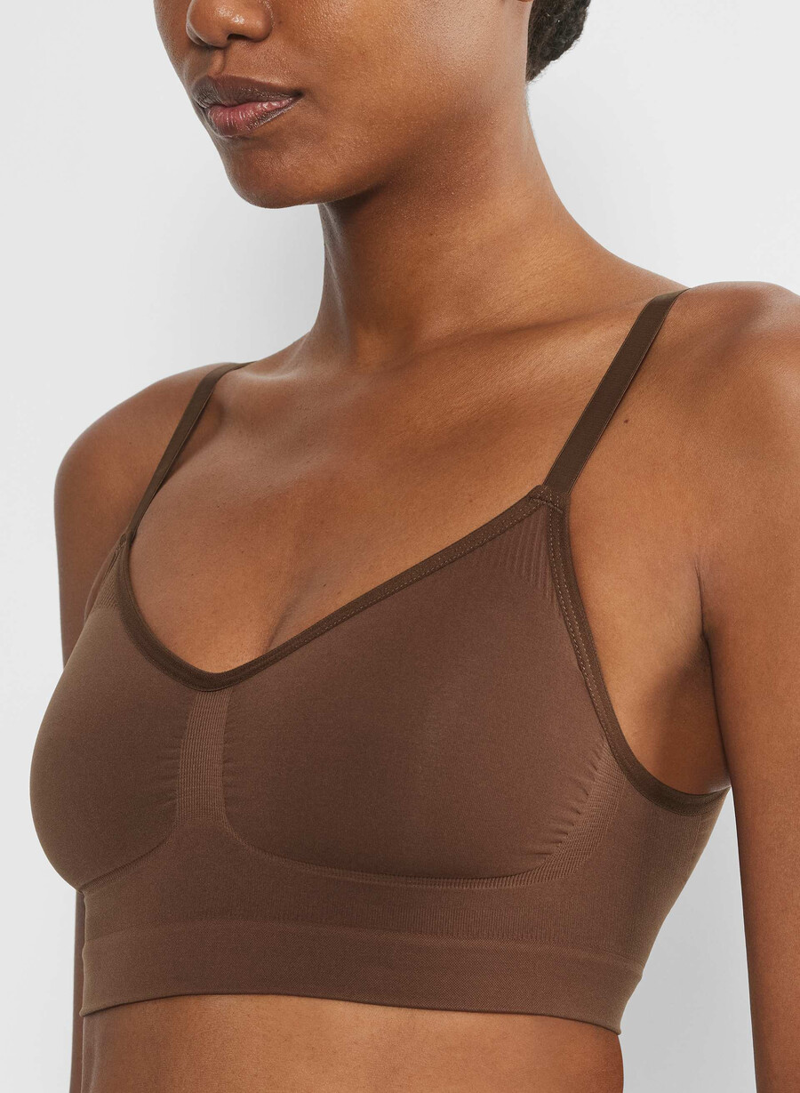shapeenhance scoop-bralette med kakaobönor