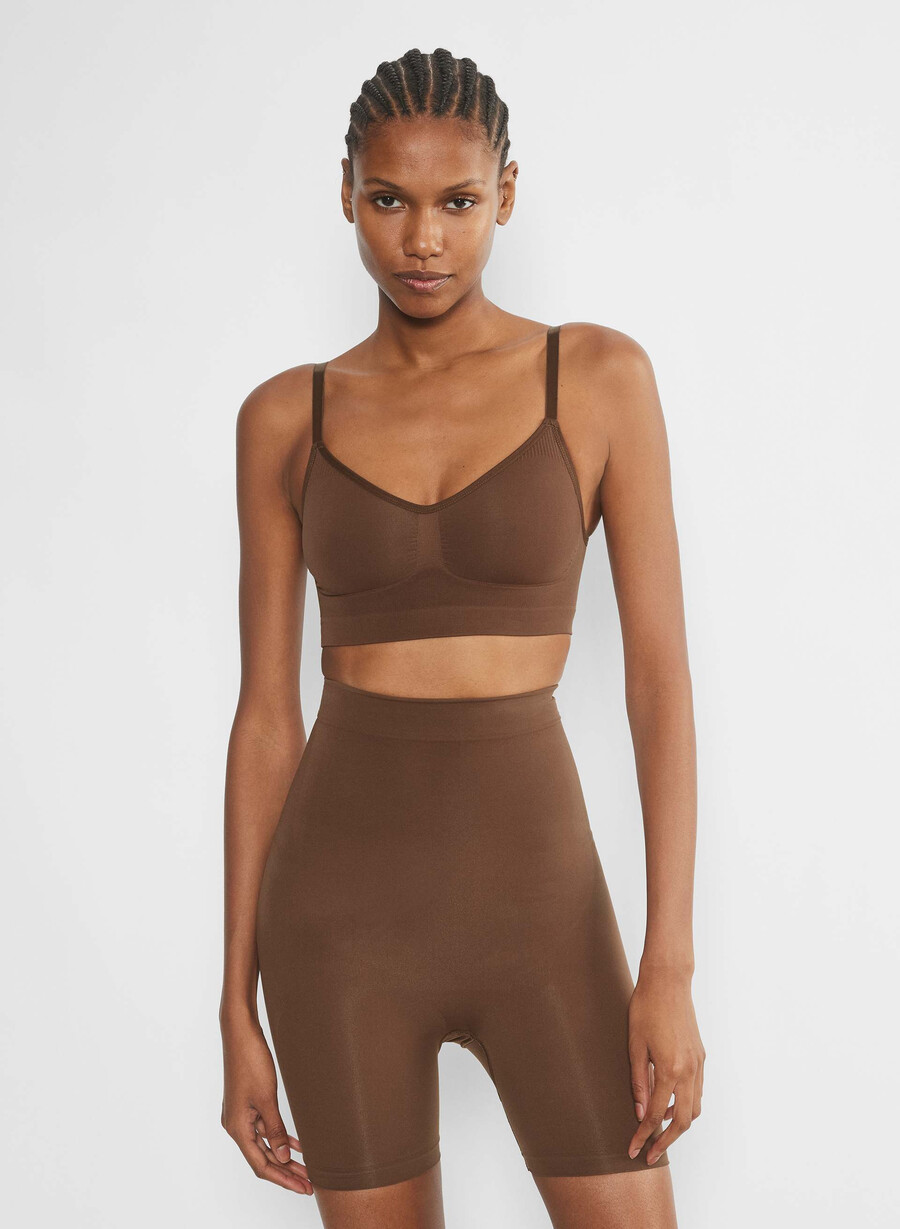 shapeenhance scoop-bralette med kakaobönor