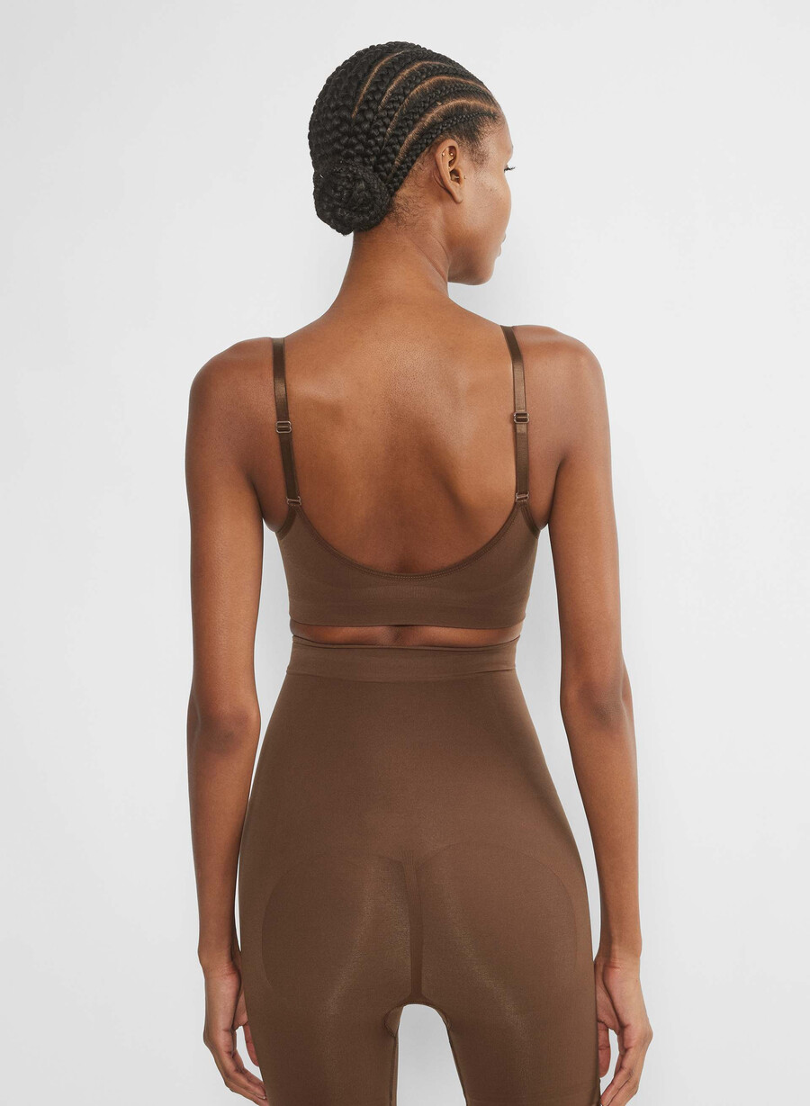 shapeenhance scoop-bralette med kakaobönor