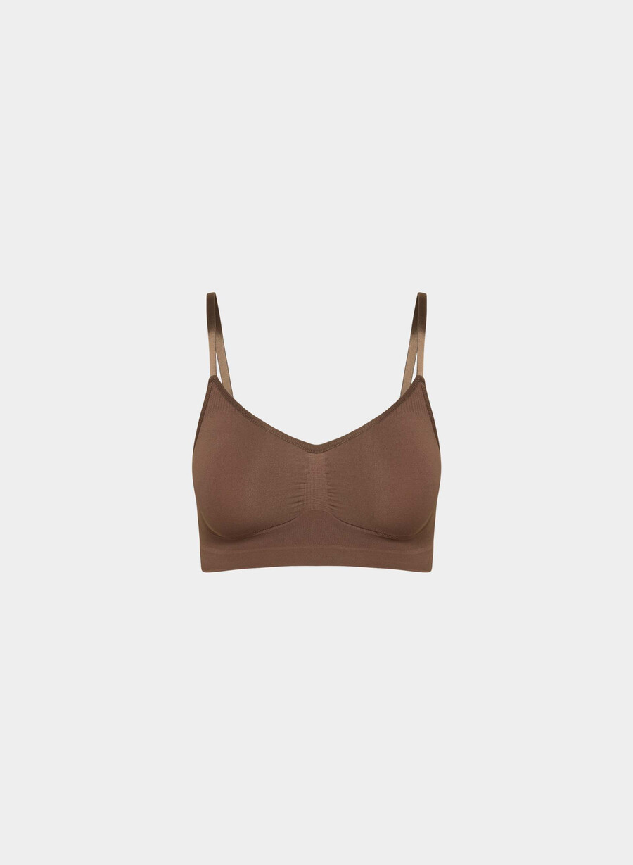 shapeenhance scoop-bralette med kakaobönor