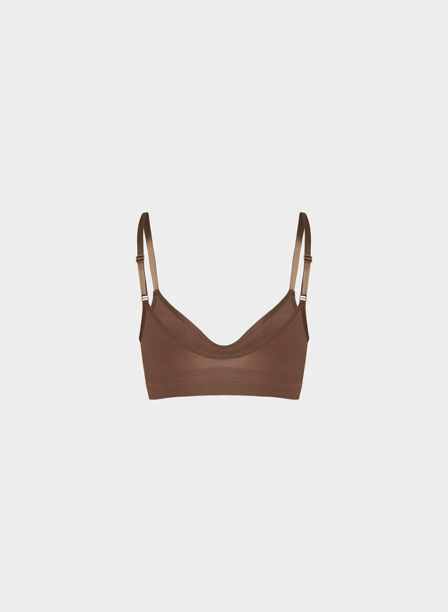 shapeenhance scoop-bralette med kakaobönor